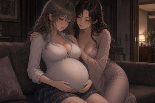 隣室の爆乳人妻に女体化された俺 〜壁一枚向こうの甘い吐息で、産むための身体に作り変えられる〜 サンプル5