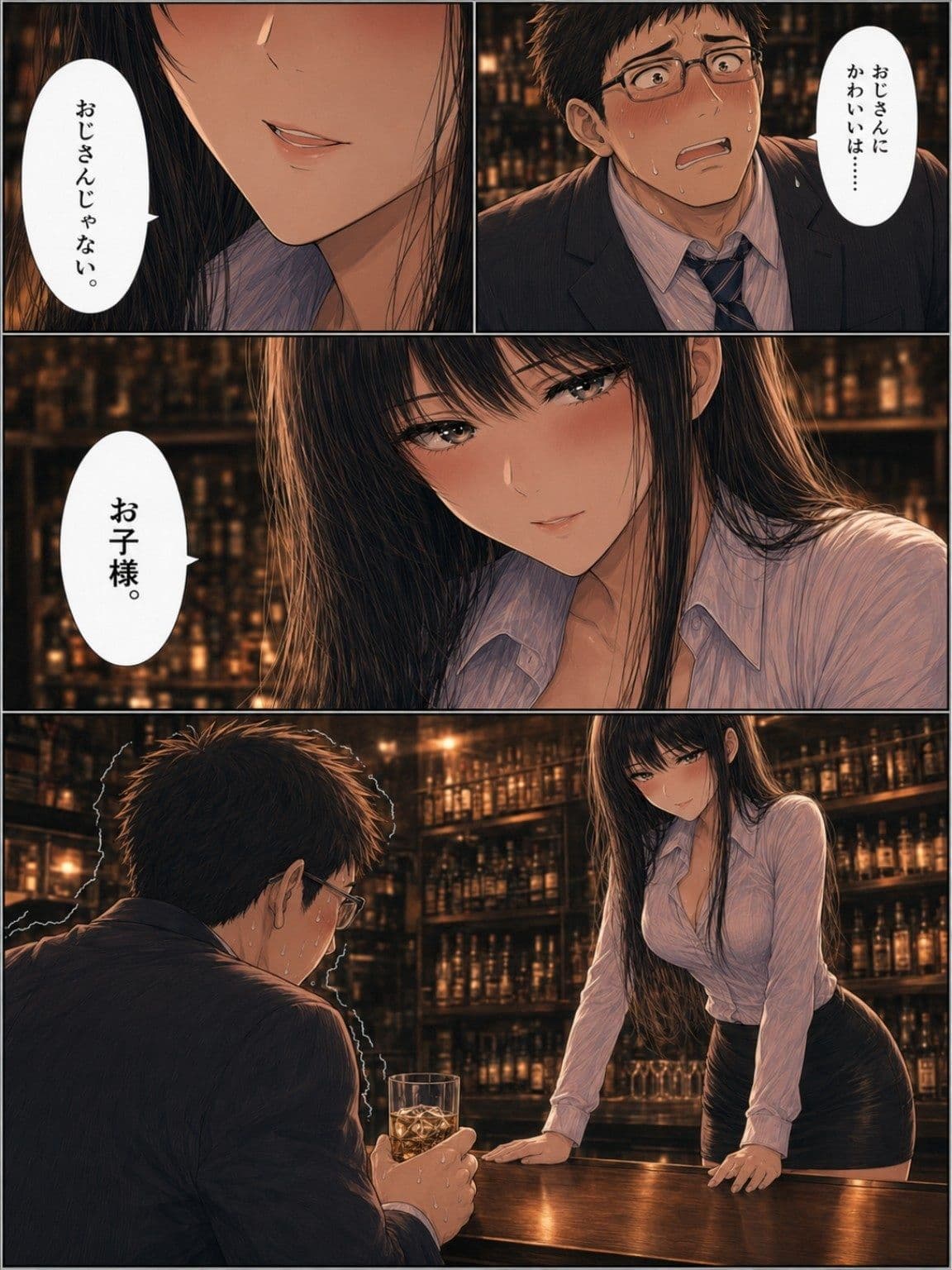 ガールズバーの美女にお子様扱いされて理性を溶かされた夜 〜冷酷な絶対支配 ミオ編〜【精神支配・言葉責め・貢ぎマゾ】 サンプル4