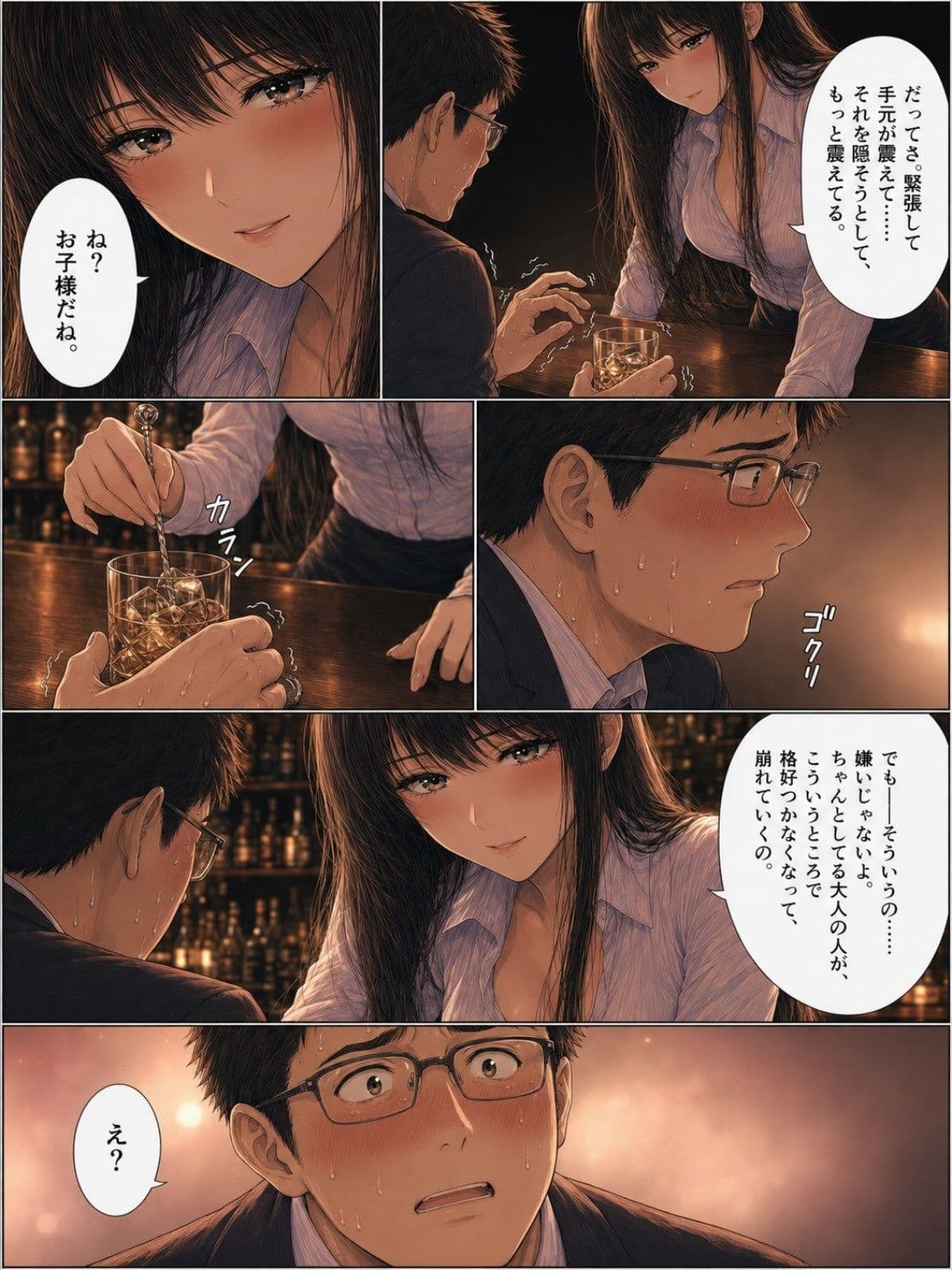 ガールズバーの美女にお子様扱いされて理性を溶かされた夜 〜冷酷な絶対支配 ミオ編〜【精神支配・言葉責め・貢ぎマゾ】 サンプル5