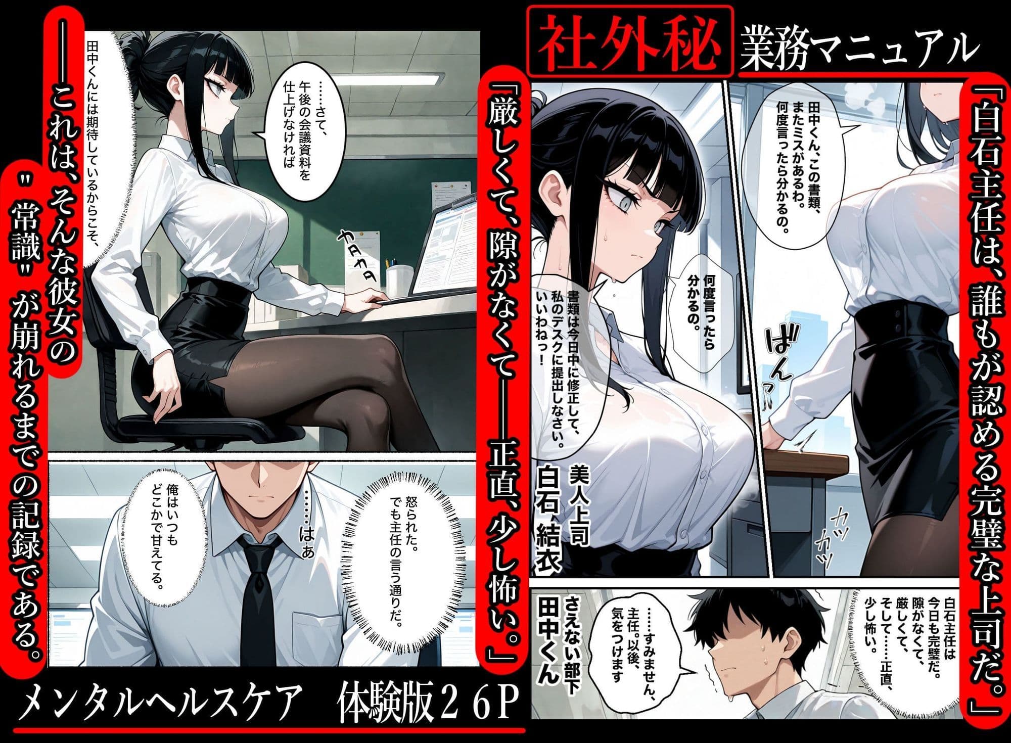 社外秘  これは業務です。真面目な美人上司がメス堕ちするまでの話 サンプル1
