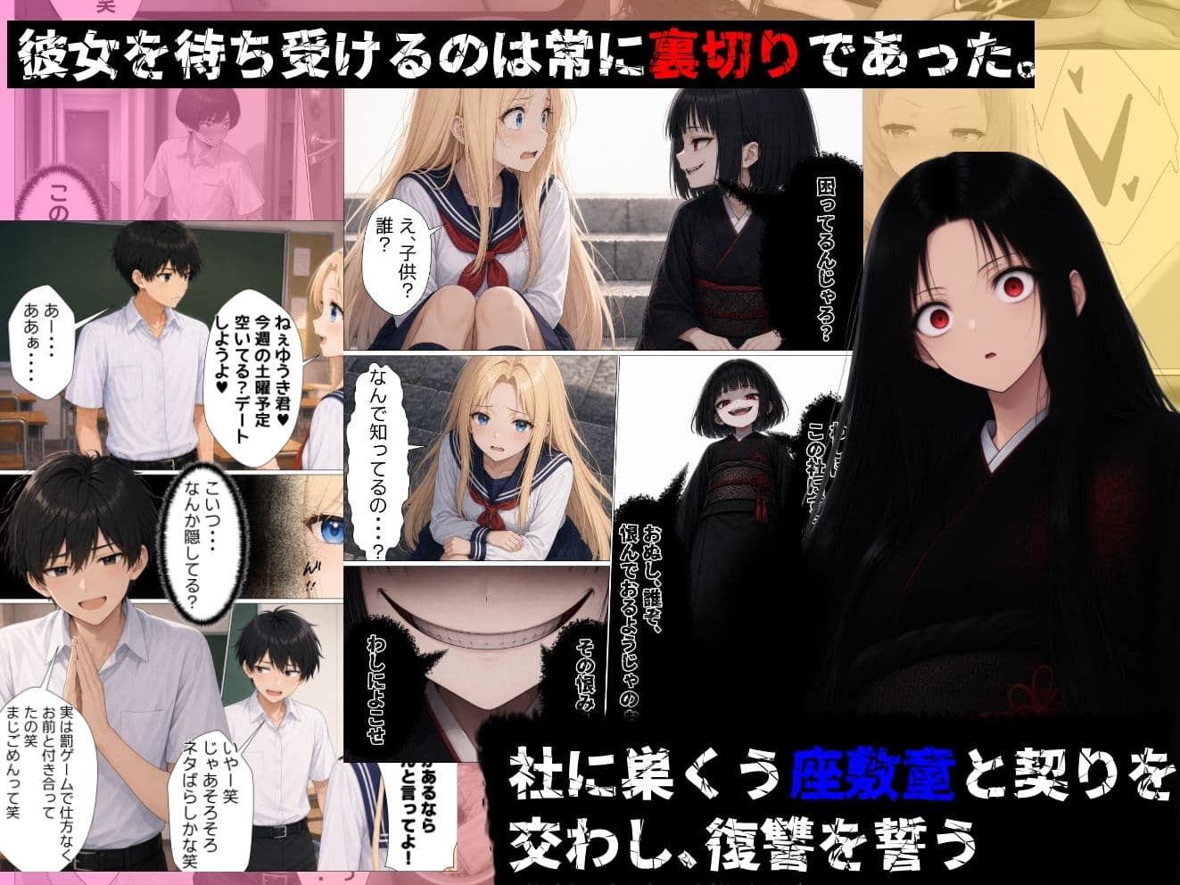 いじめ動画が流出してあーしの人生つんだ〜流出編＋おしおき編【2巻セット】 サンプル5