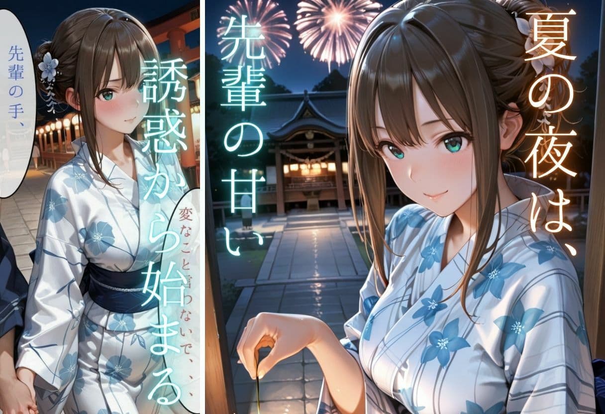 花火デートは先輩の誘惑から始まった〜乱れた先輩を夏の夜にイキ堕とす〜 サンプル4