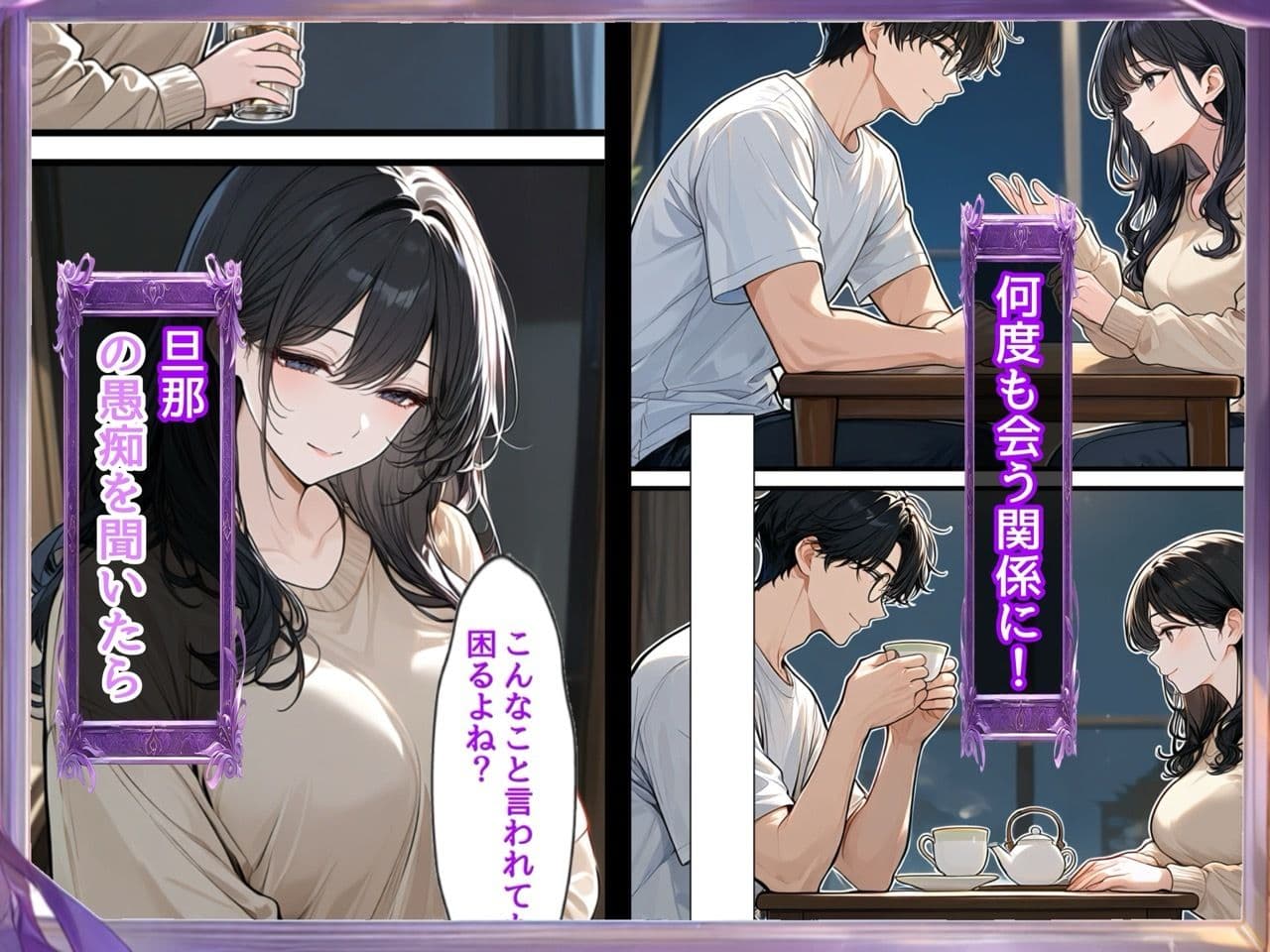 毎日挨拶するだけの人妻が、俺の部屋に来るようになった。 サンプル3