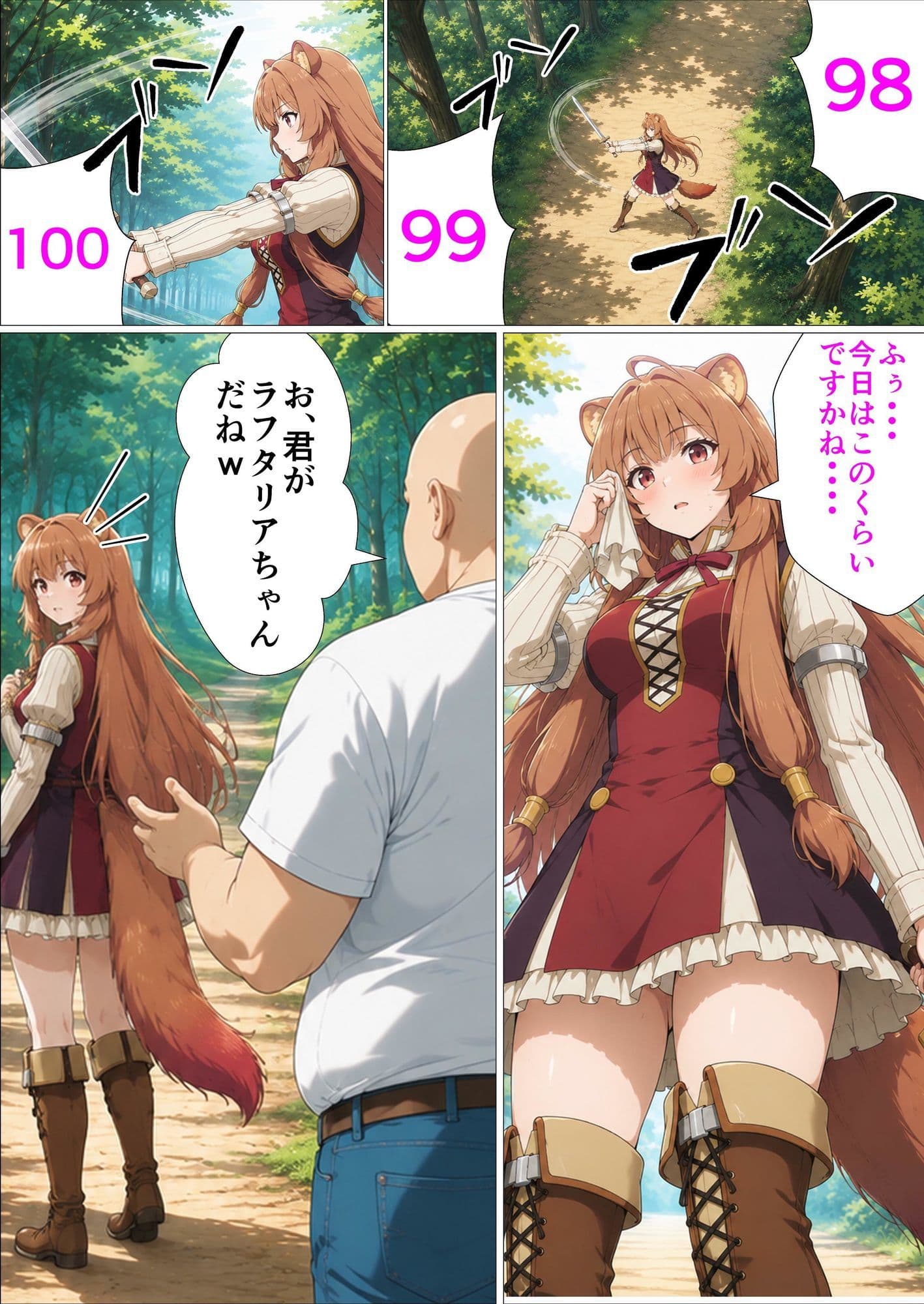 盾の勇者といじられた彼女たち サンプル1