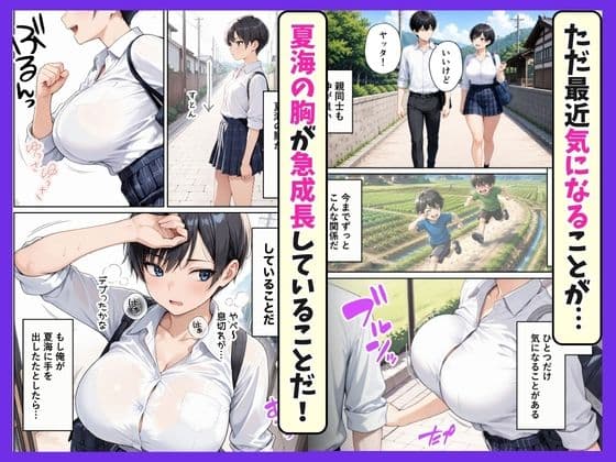 男友達みたいなボーイッシュ幼馴染が爆乳に育ったので 罰ゲームしたらイチャラブセックスできた話 サンプル2