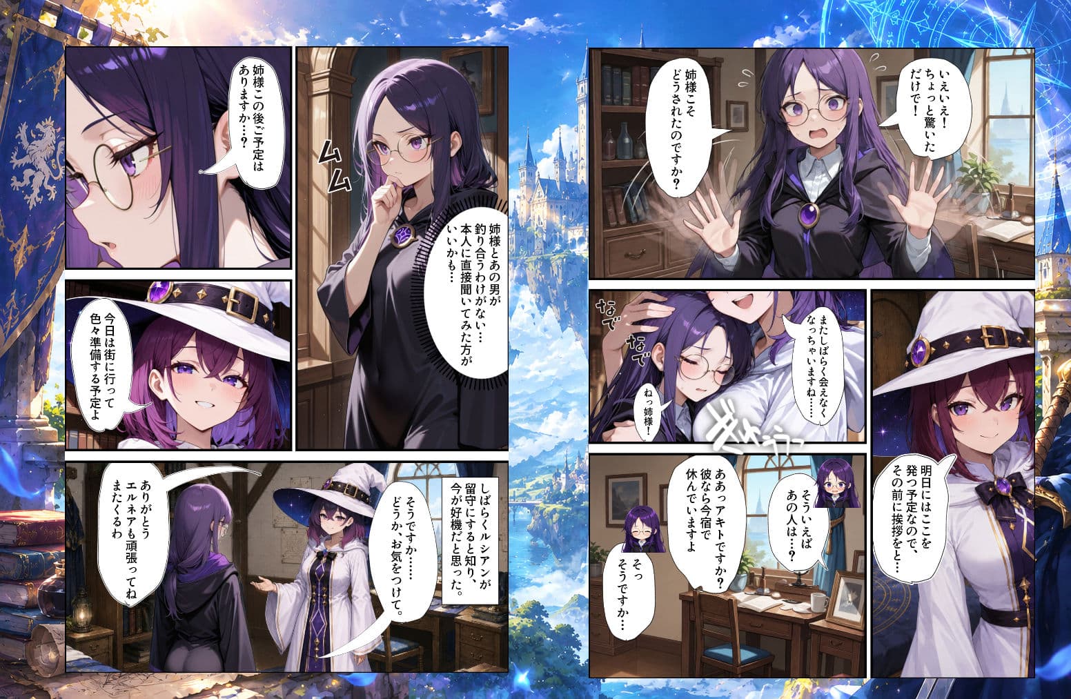 チートスキルで異世界ハーレム！10 〜才女と賢者を堕とす背徳の姉妹丼〜 サンプル2