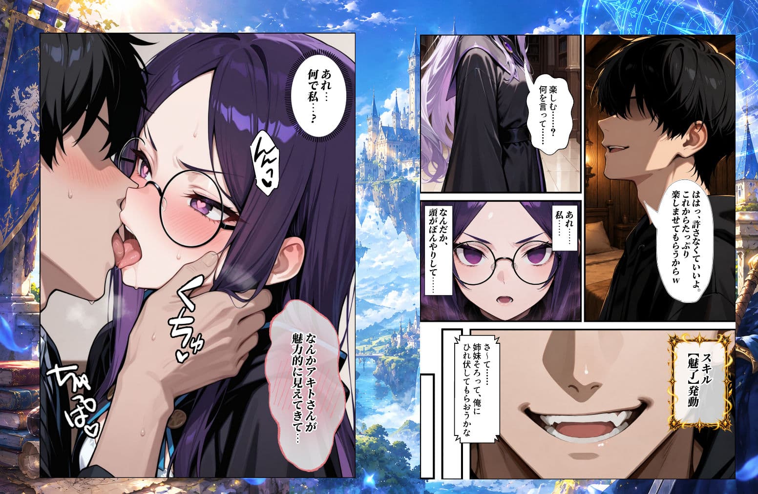 チートスキルで異世界ハーレム！10 〜才女と賢者を堕とす背徳の姉妹丼〜 サンプル5
