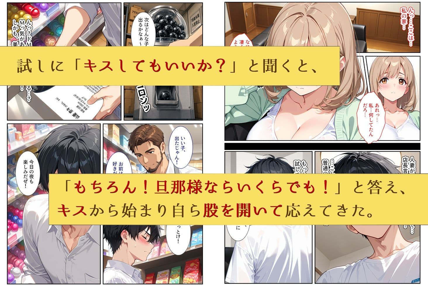 人妻ガチャ〜俺を旦那だと思い込む清楚な若妻を孕ませる〜 サンプル5