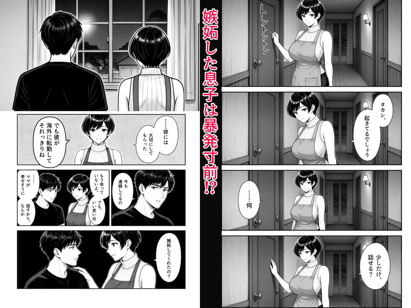 勝気ママの甘い弱点 〜ママの過去へ嫉妬中！〜 サンプル3