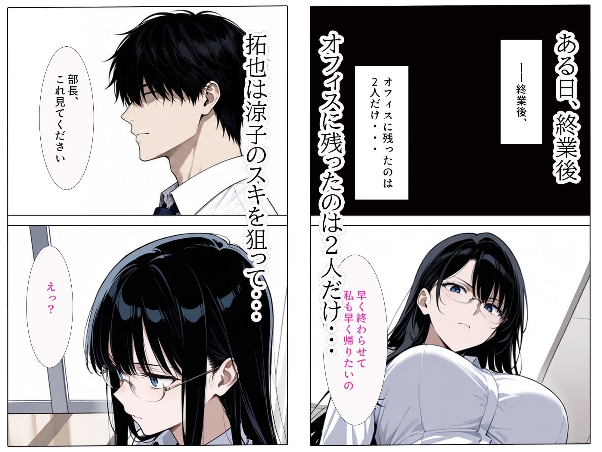 ムカつく上司をオレの性処理係にした話 サンプル3