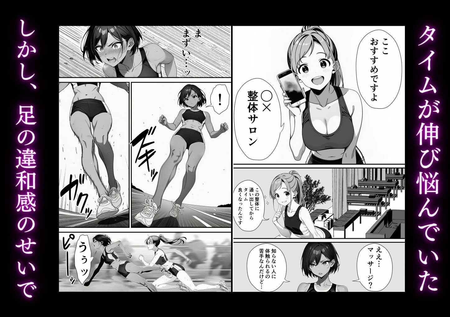 陸上部のエースが媚薬マッサージ屋で生ハメセックスする話 サンプル2