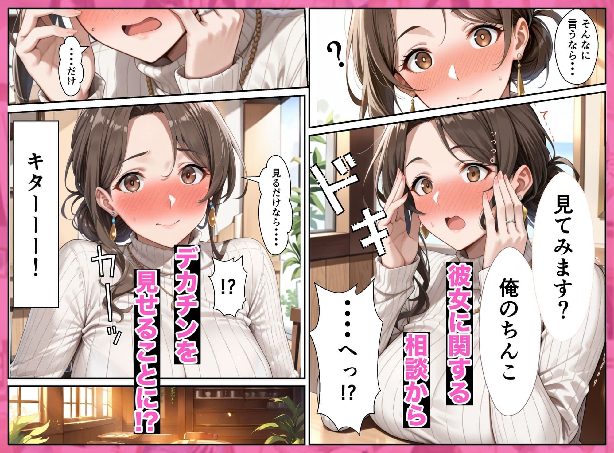 デカチンなのに下手すぎる俺、彼女の母親（35）に性指導された結果、母娘どんぶりになった話 サンプル2