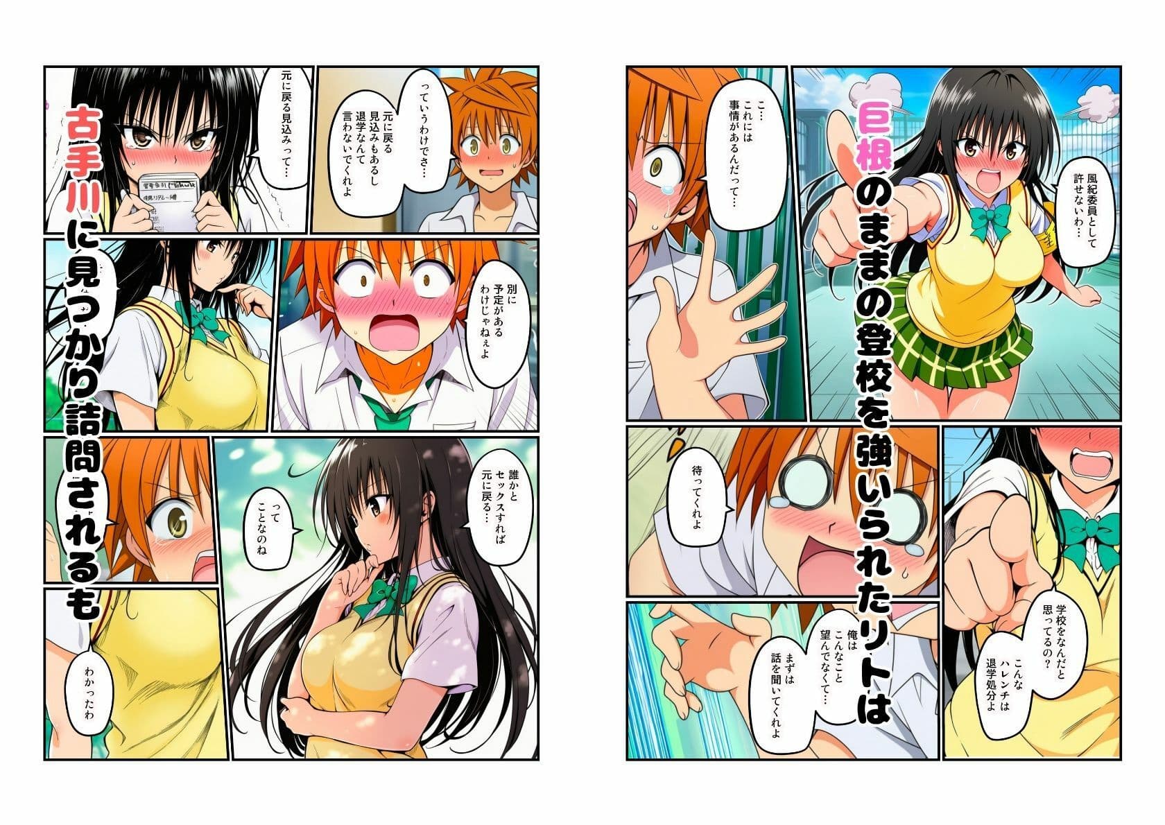 【リトの巨根が大暴れ】快楽堕ちするとらぶる美女たち サンプル8