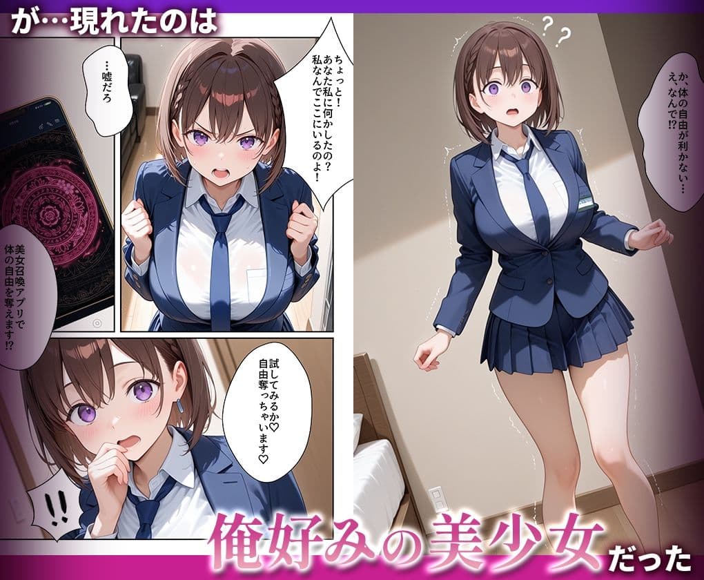 好きな女の子を強●召喚してハメまくっちゃった話_アイちゃん サンプル2
