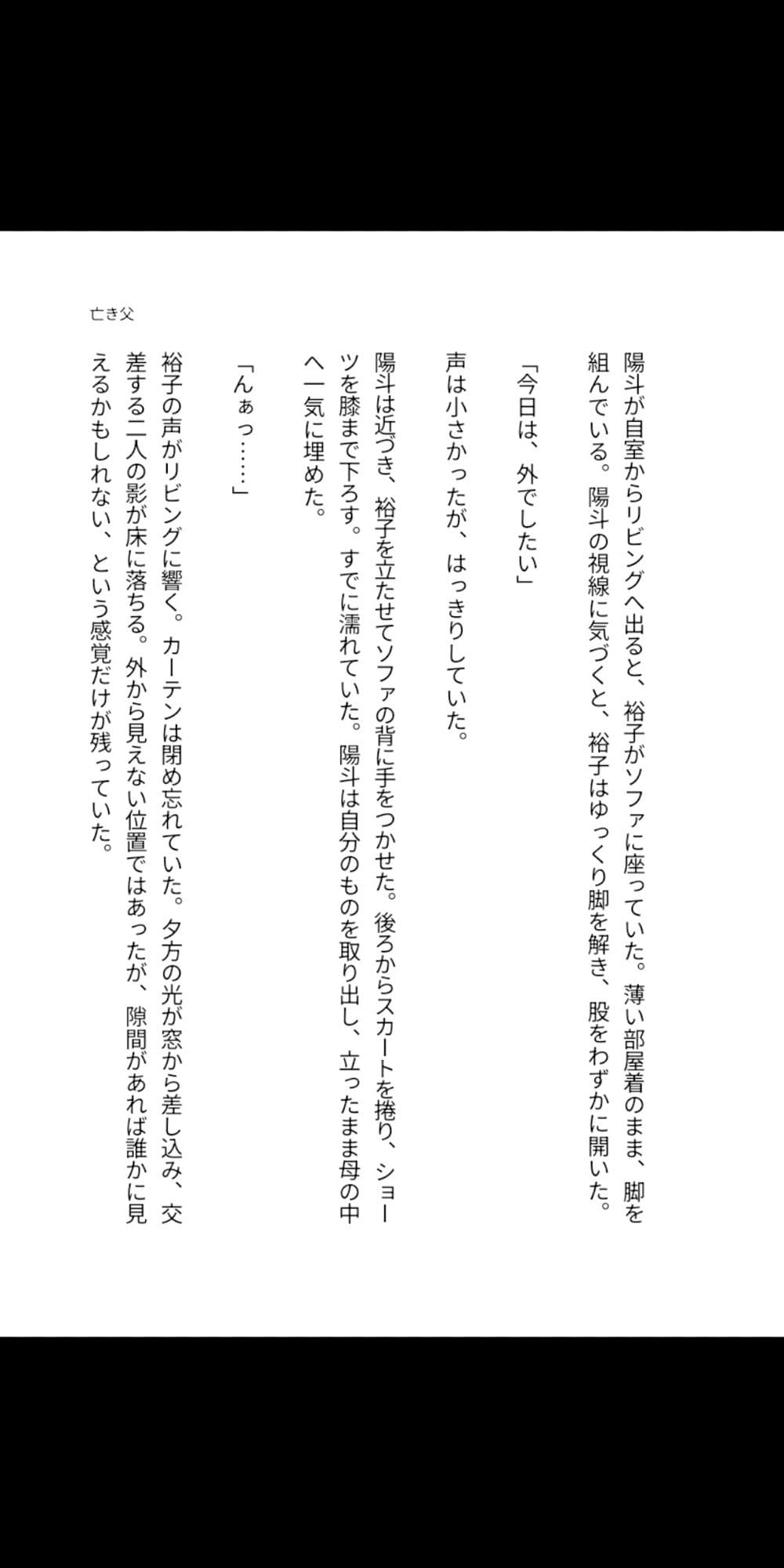 亡き父のいない夏、鍵をかけない母の部屋――四十路の豊満な肉体が息子を受け入れ、子宮で精を求め続けるまでの背徳同居 サンプル3