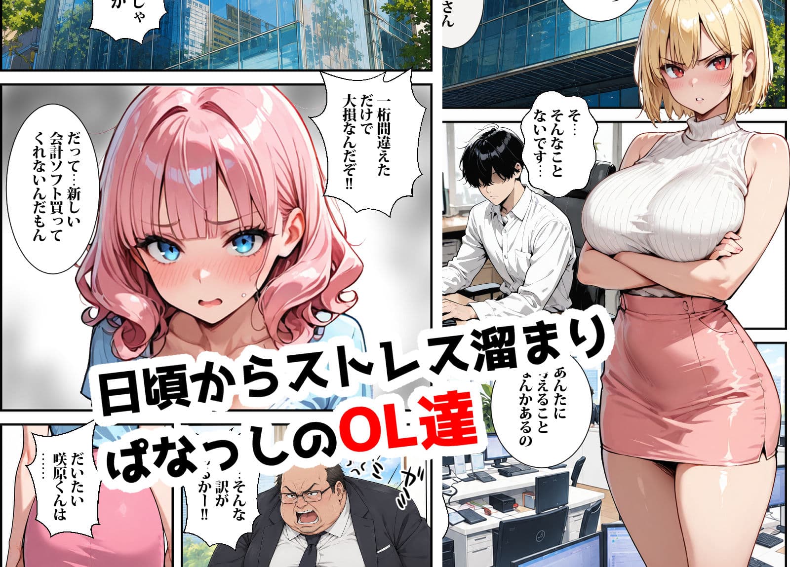 僕のチンポがOL達のディルドにされた日 サンプル1