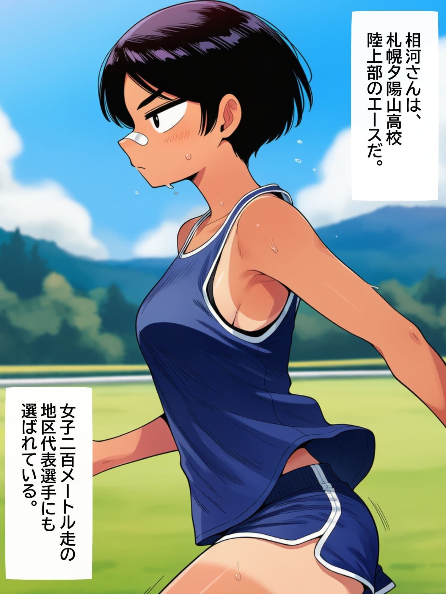 僕が片思いしてたボーイッシュ女子が、ヤリチンサッカー部員に孕まされるまで。 サンプル1