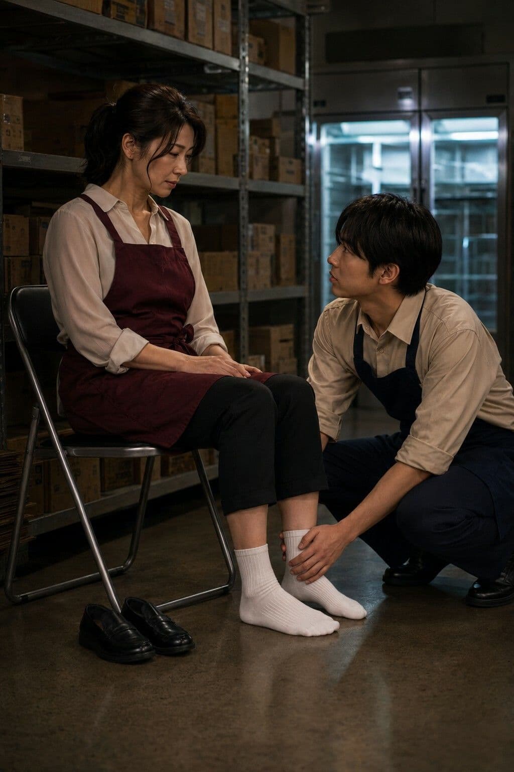 閉店後、人妻パートの白い靴下に触れた【本編全20話＋香織視点特別編＋カラー挿絵6枚】 サンプル2