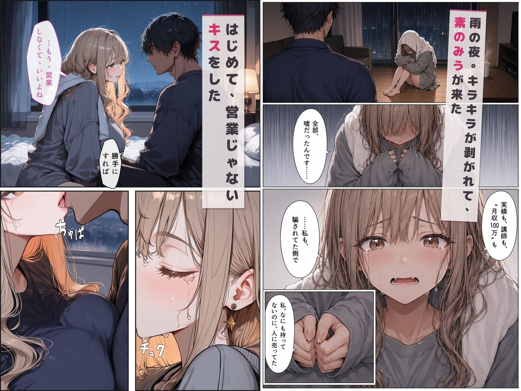 マルチ勧誘の港区女子に「入会するからエッチさせて」と返してみた サンプル8
