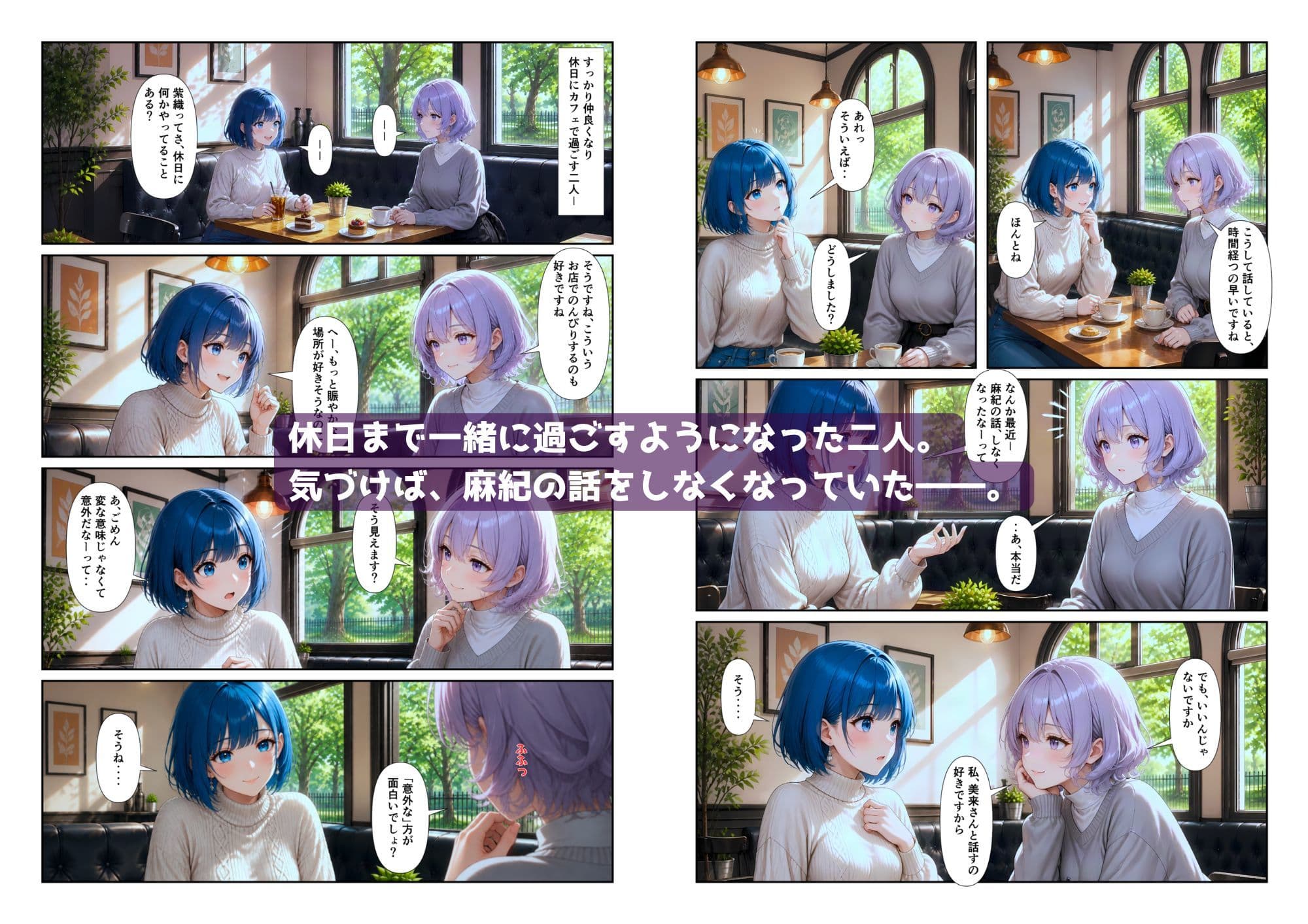 「百合・トライアングル2」 〜元カノと今カノ、惹かれあうふたり〜 サンプル4