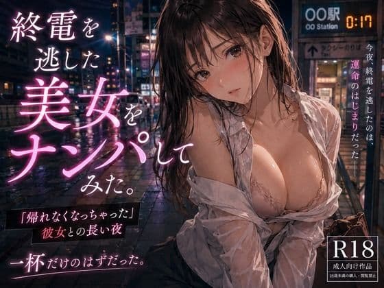 終電を逃した美女をナンパしてみた。 〜「帰れなくなっちゃった」彼女との長い夜〜