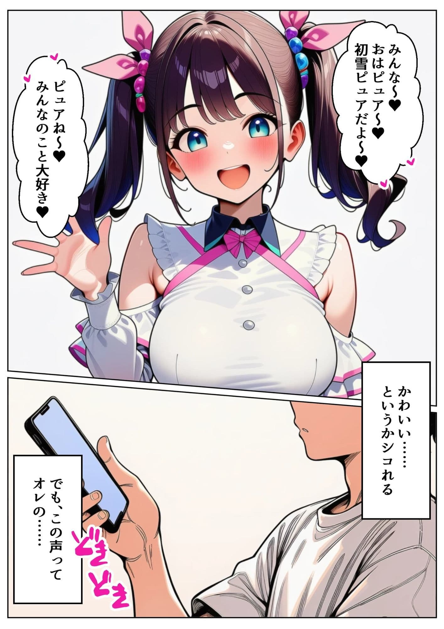 大人気Vtuberが三十五歳バツイチのオバサンだったのでちんぽで落として俺の女にする話 サンプル2
