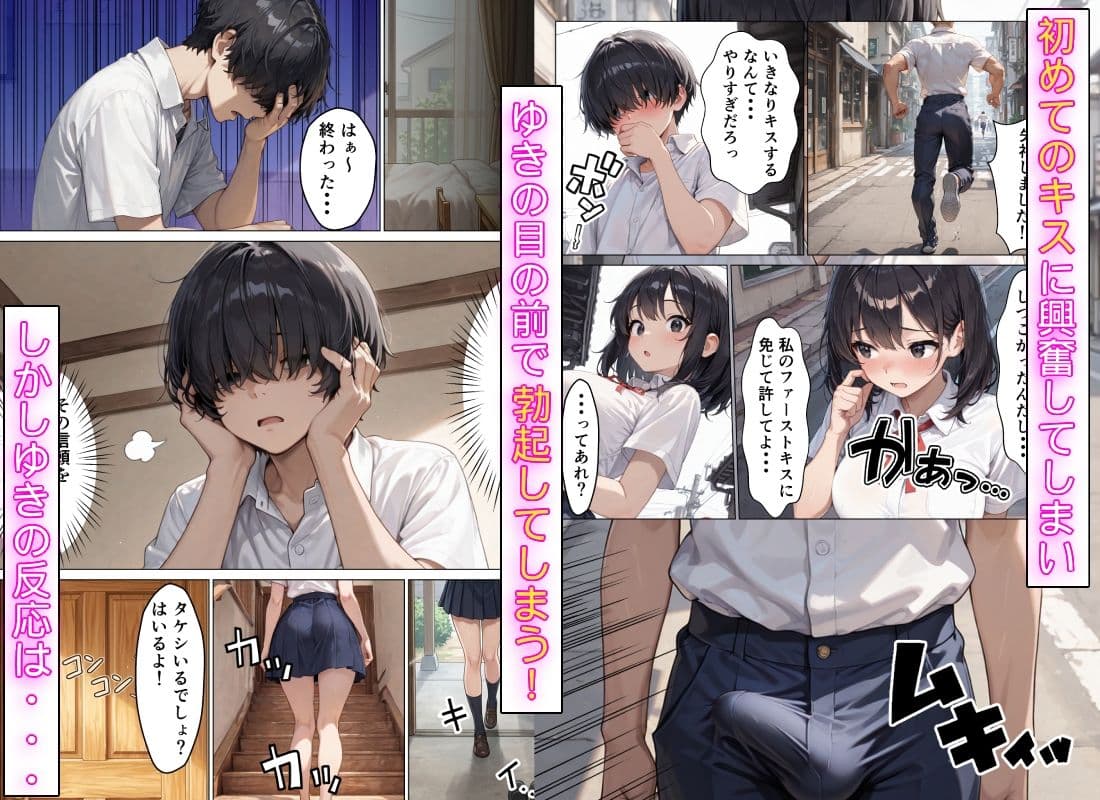 むっちり成長した幼馴染のために彼氏のフリをしたらあまあまセックスに発展した話 サンプル3