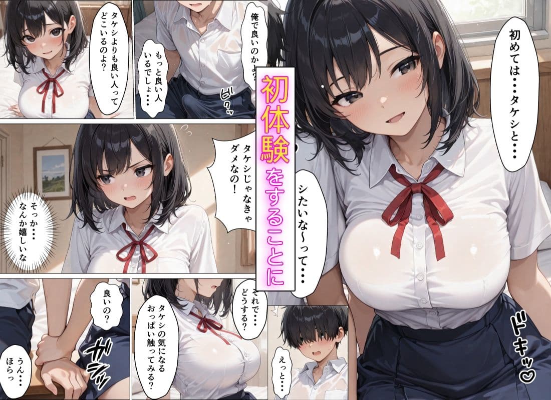むっちり成長した幼馴染のために彼氏のフリをしたらあまあまセックスに発展した話 サンプル5