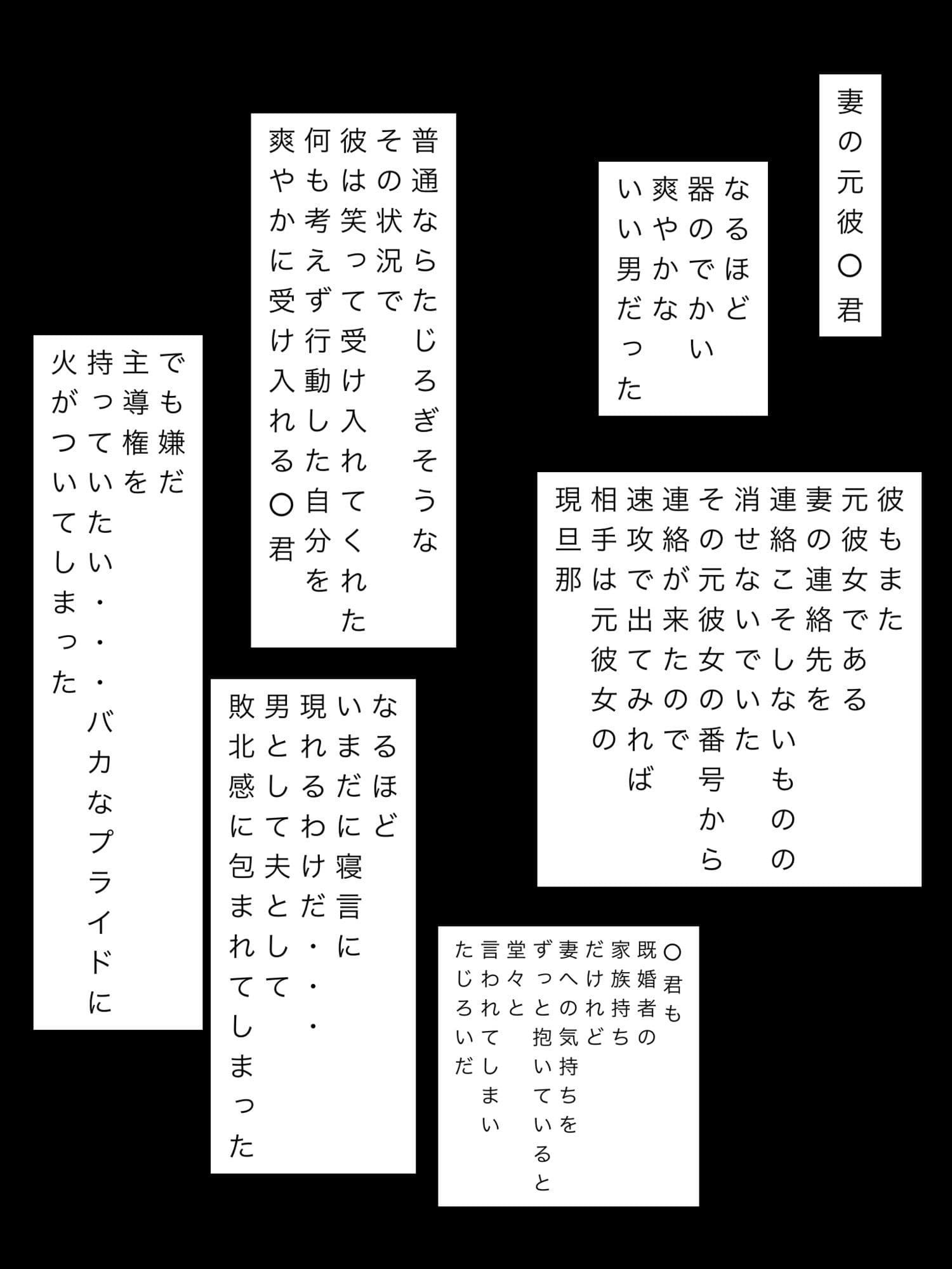 妻が元彼と遭遇するよう仕組んだら元彼との恋交尾に夢中なメス化した サンプル8