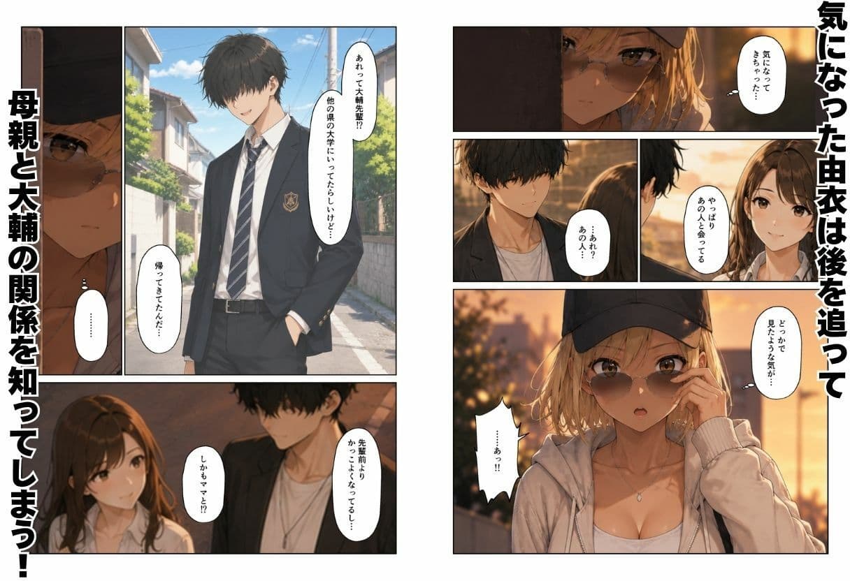 ギャル＆人妻 母娘丼 バ先の人妻とエッチな関係になったらギャル娘ともセックスできてハーレムになった話 サンプル8