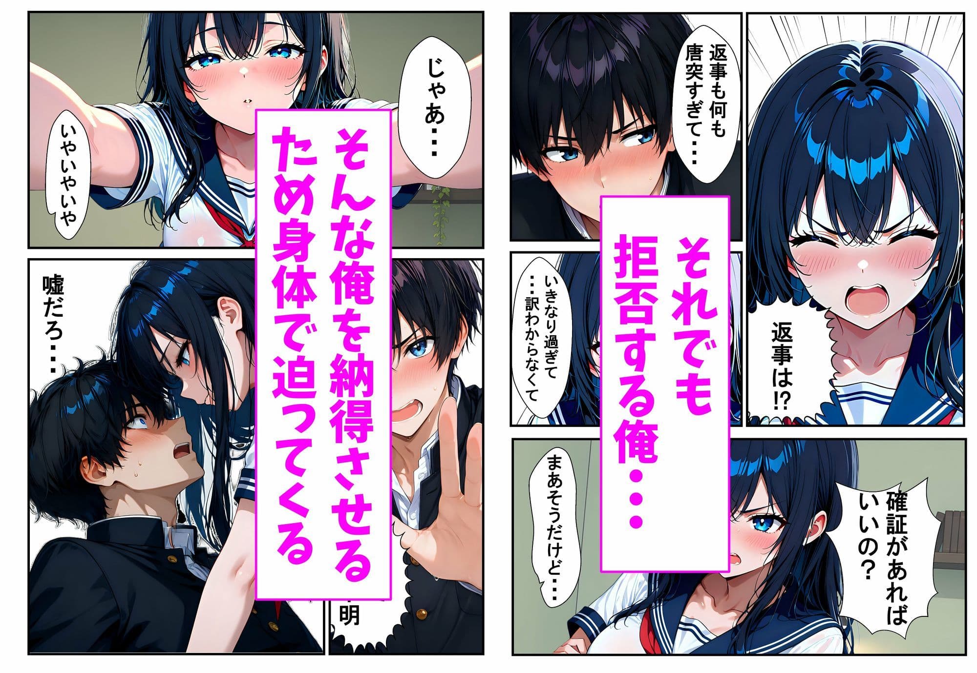 気になっていた女が体で俺を全肯定してくるんだ サンプル2