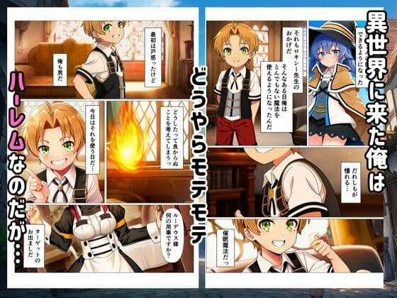 【無職転生】催●魔法でヒロインたちを淫乱化ハーレム！ サンプル1