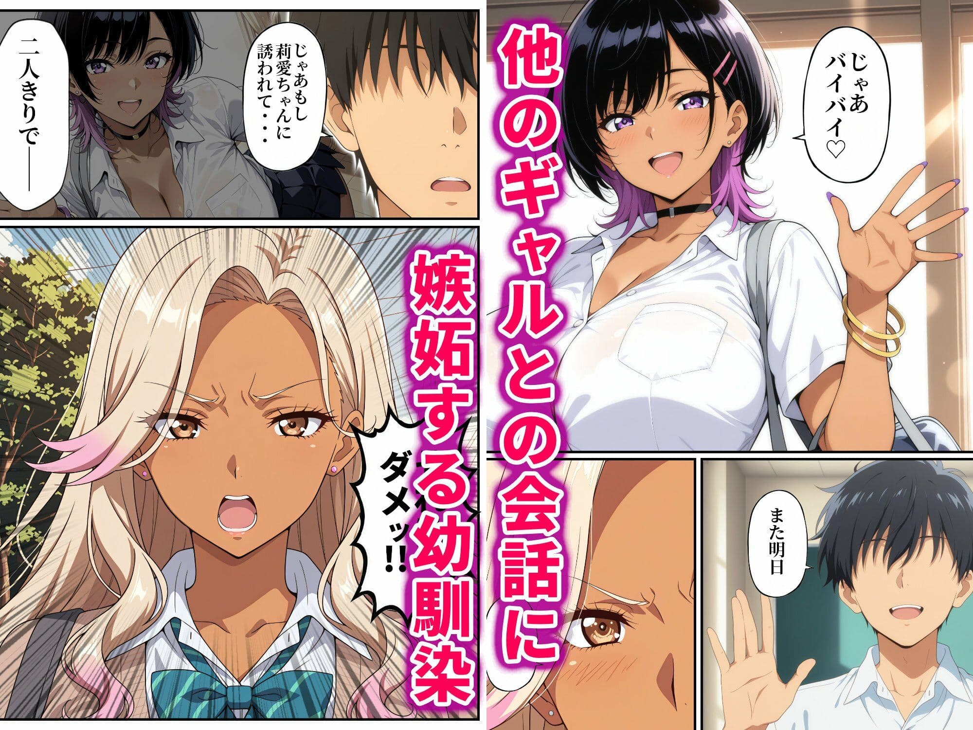 他の女と話してるだけで嫉妬してくるむっちりギャルとモーレツセックスした話 サンプル3
