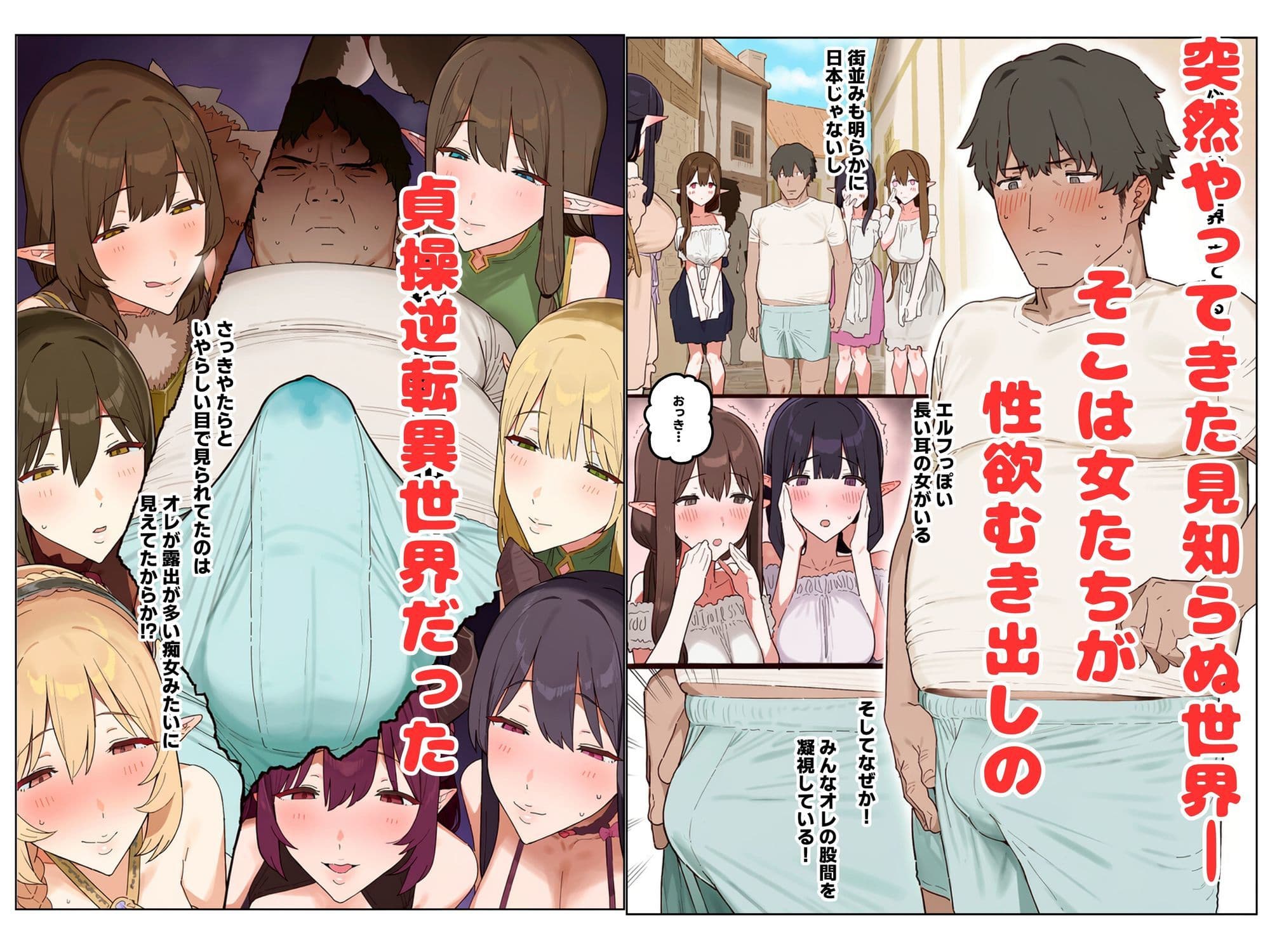 貞操逆転異世界で種付けおじさんは無双する サンプル1