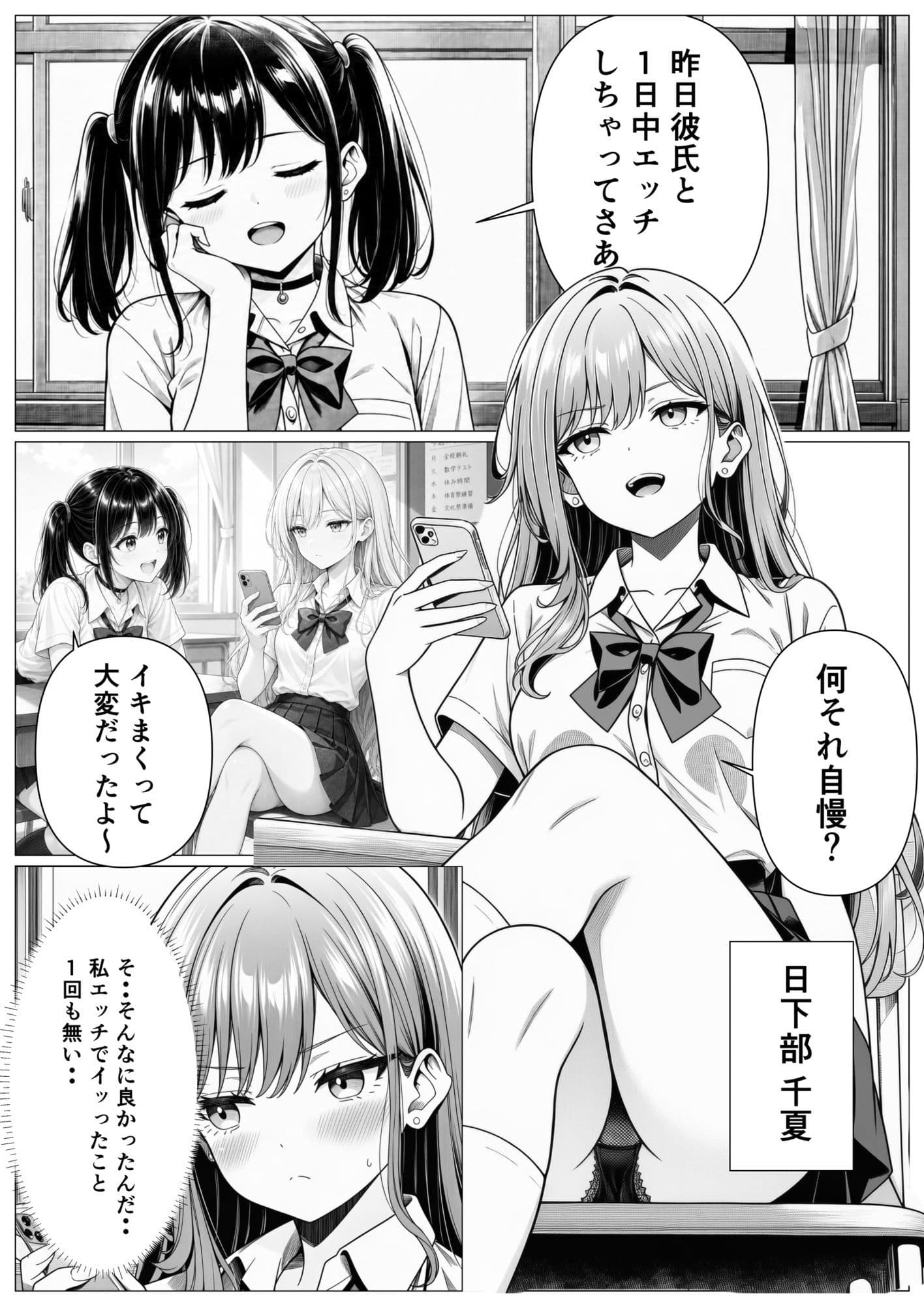 イッたことないギャル、デカチンではじめてイカされる。 サンプル1