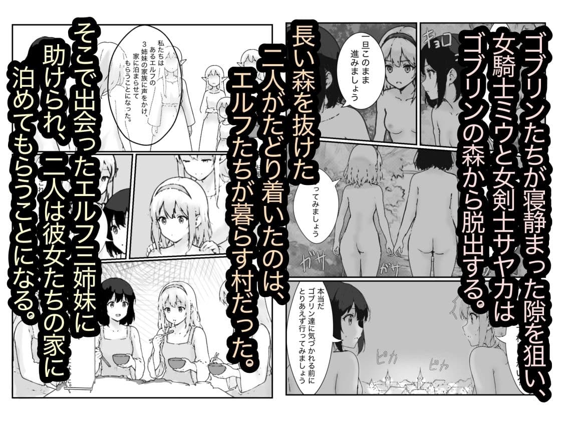 女騎士敗亡録〜ゴブリンの森〜3 前編 サンプル1