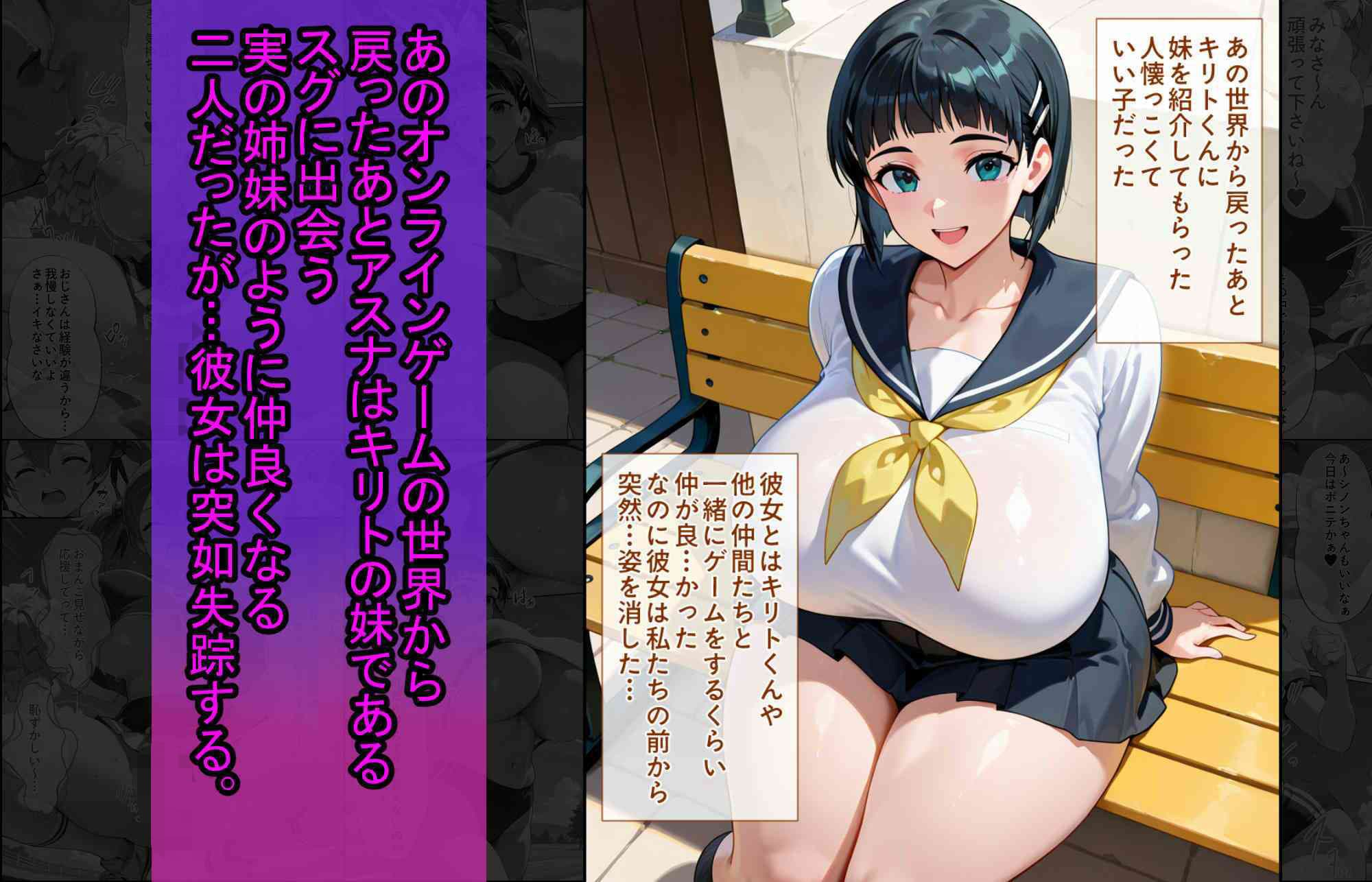 爆乳J●  アスナちゃんが巨根おじさんに寝取られる  話16 サンプル3