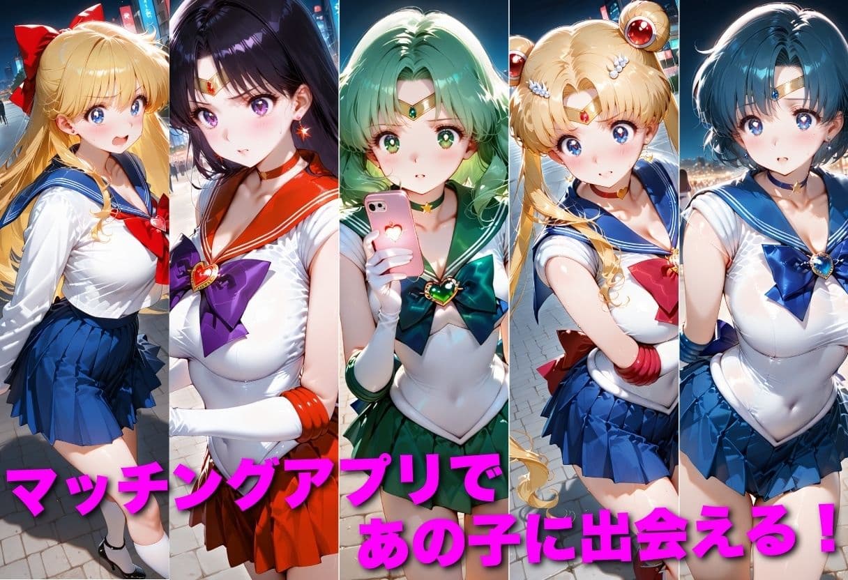 マッチングアプリで出会った美女を孕ませた話 美●女戦士セーラームーン編 サンプル1