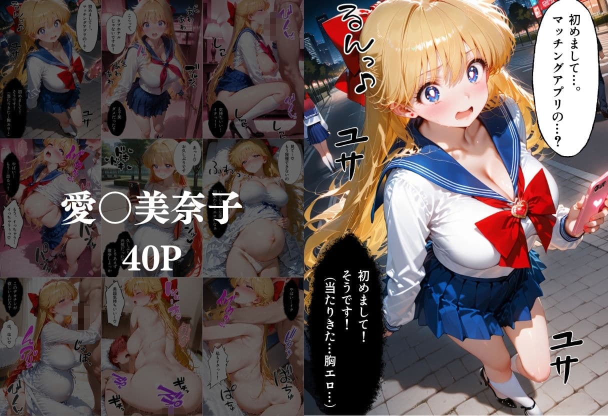 マッチングアプリで出会った美女を孕ませた話 美●女戦士セーラームーン編 サンプル3
