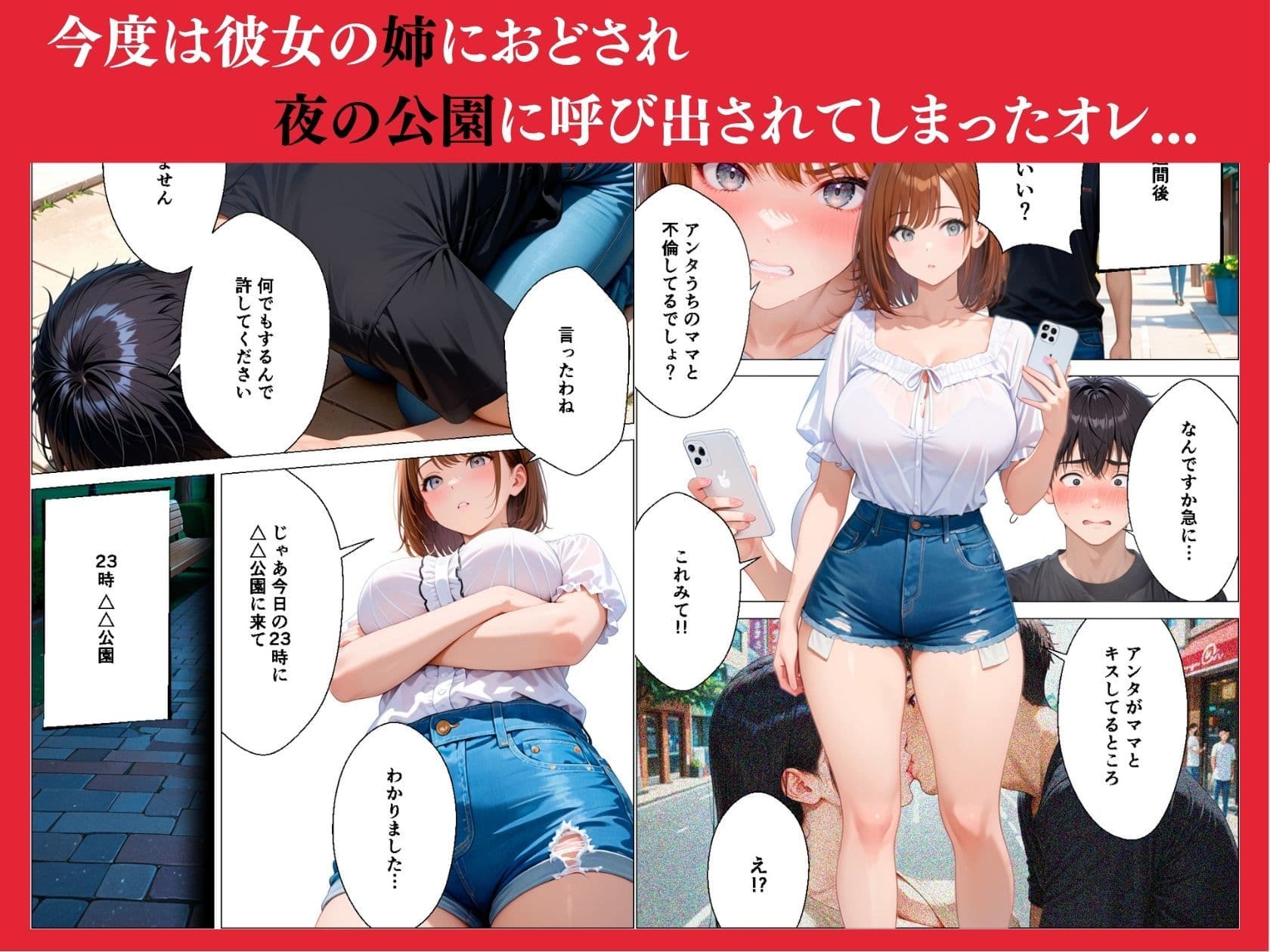 彼女の姉 妹 母が欲求不満だったので生ハメセックスしたらとんでも展開でした サンプル8