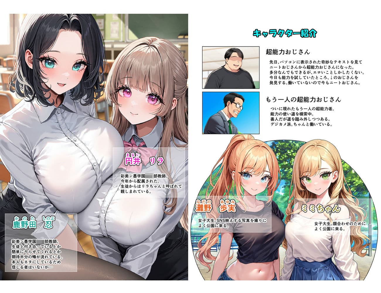 超能力おじさんともう一人の超能力おじさん仲良く二人でヤリまくり！ サンプル1