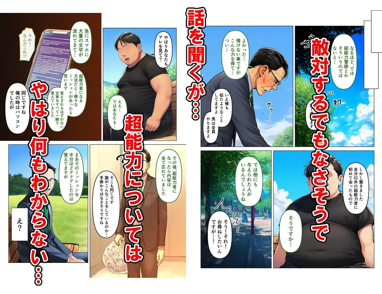 超能力おじさんともう一人の超能力おじさん仲良く二人でヤリまくり！ サンプル4