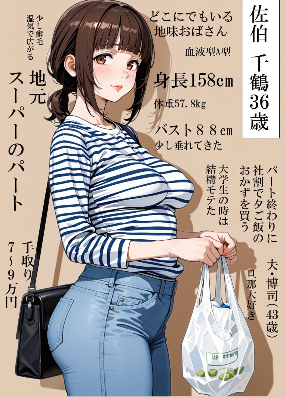 バイト先の地味なおばさん（36歳）   おばさんだってセックスしたいッ！   おばさんの一番奥で元気な精子、ピューして（はーと） サンプル6