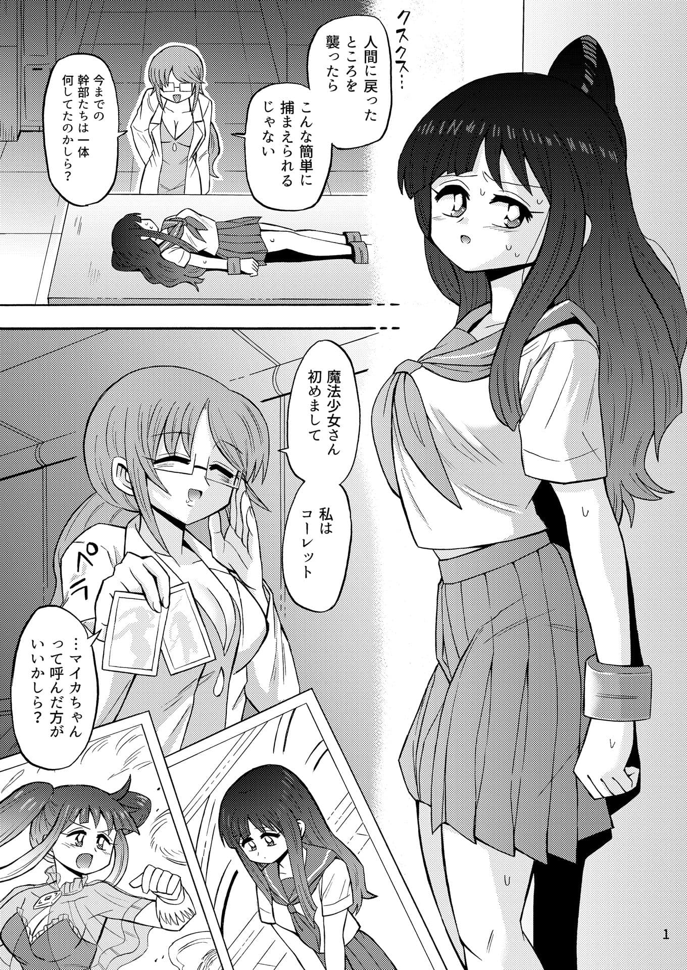 魔法少女をしていた女子校生捕まって種付けされる サンプル1