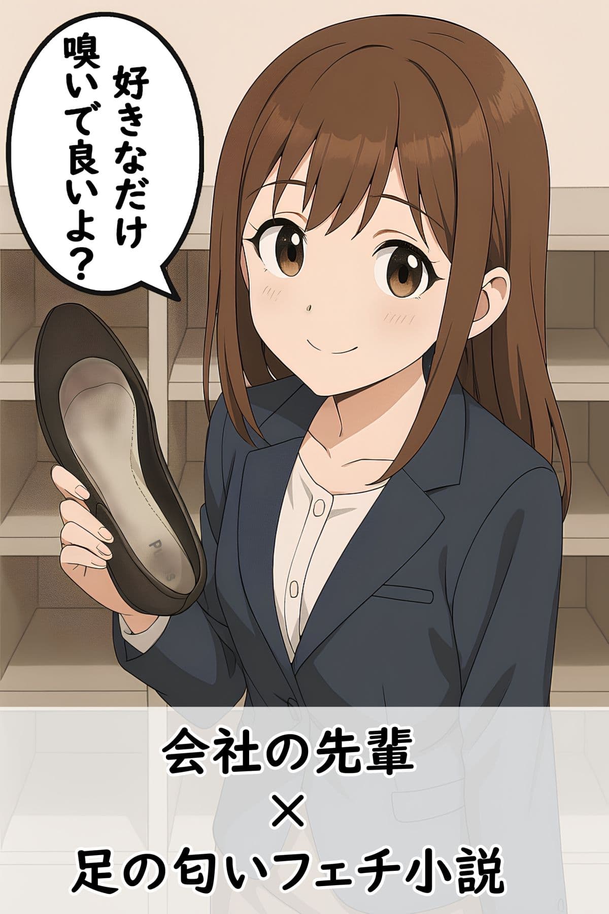 【足の匂いフェチ】憧れの奈々子先輩のパンプスの匂いと抑えられない欲望 サンプル2