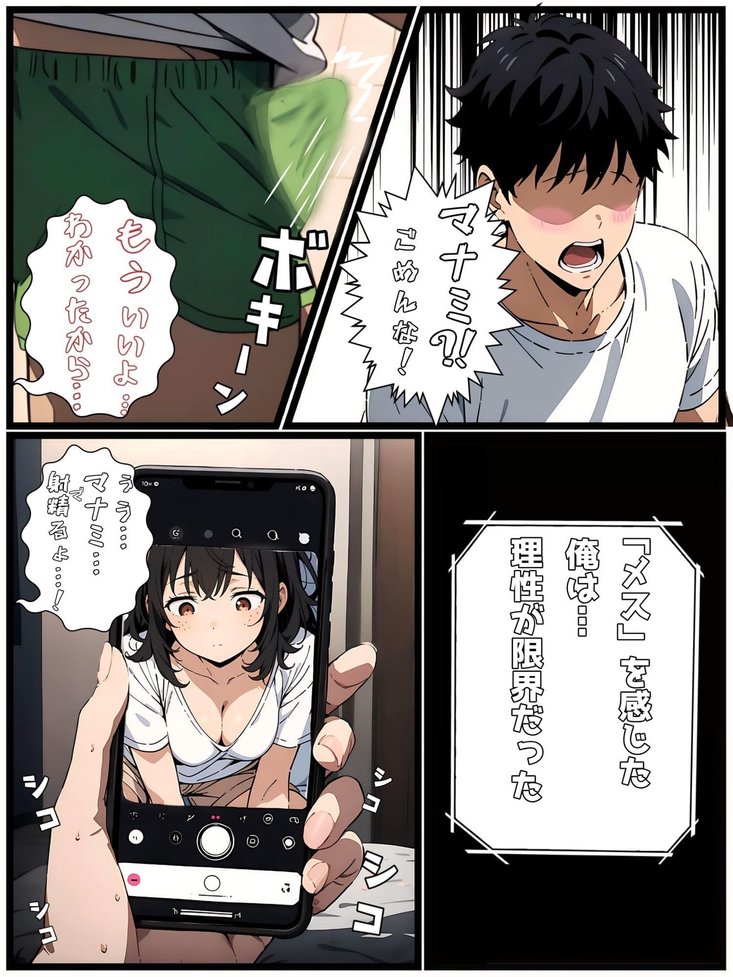 引き篭もりの妹が地味な顔なのに体がエロいので孕ませた話 サンプル7
