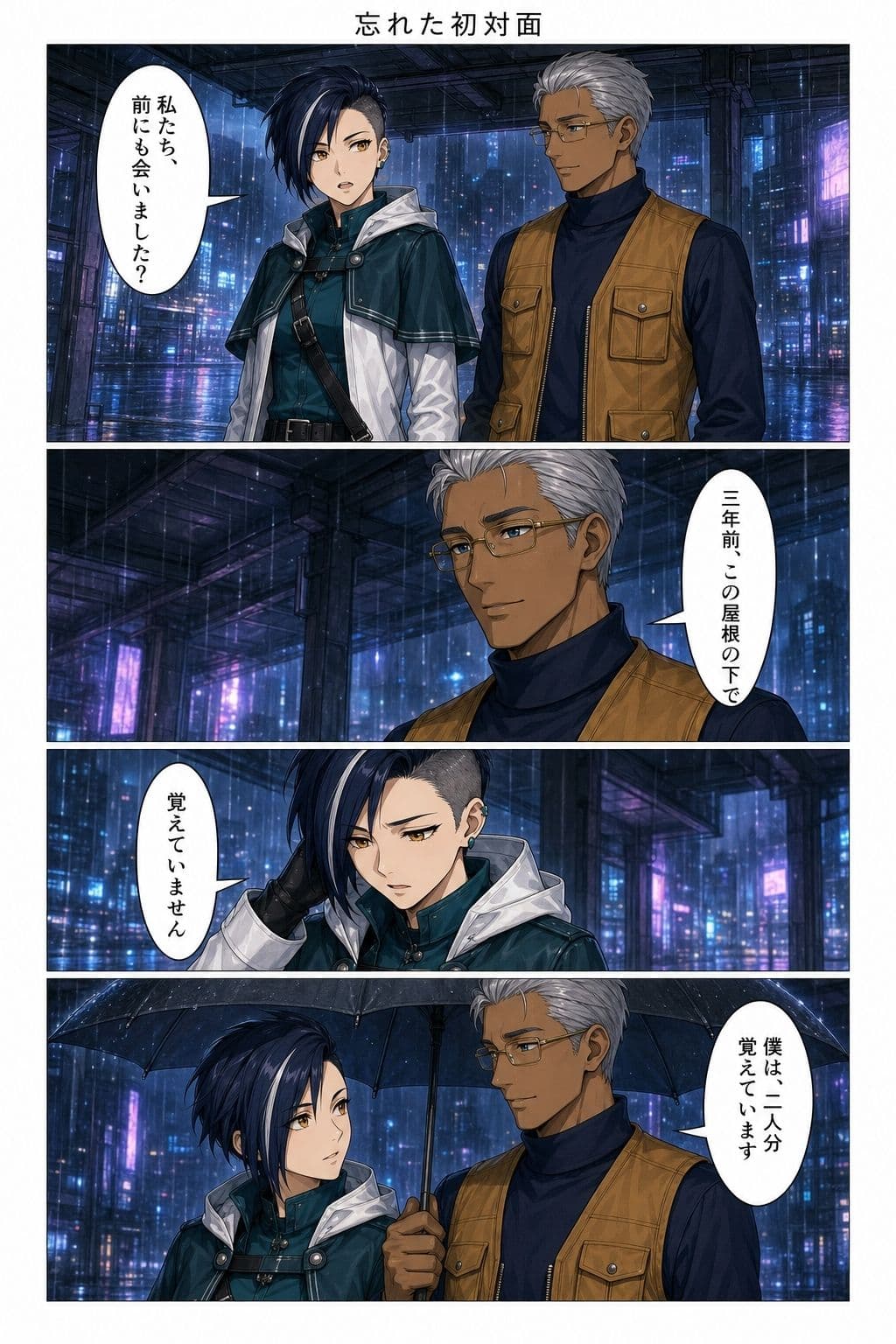 記憶雨の配達人（10ページ） サンプル2