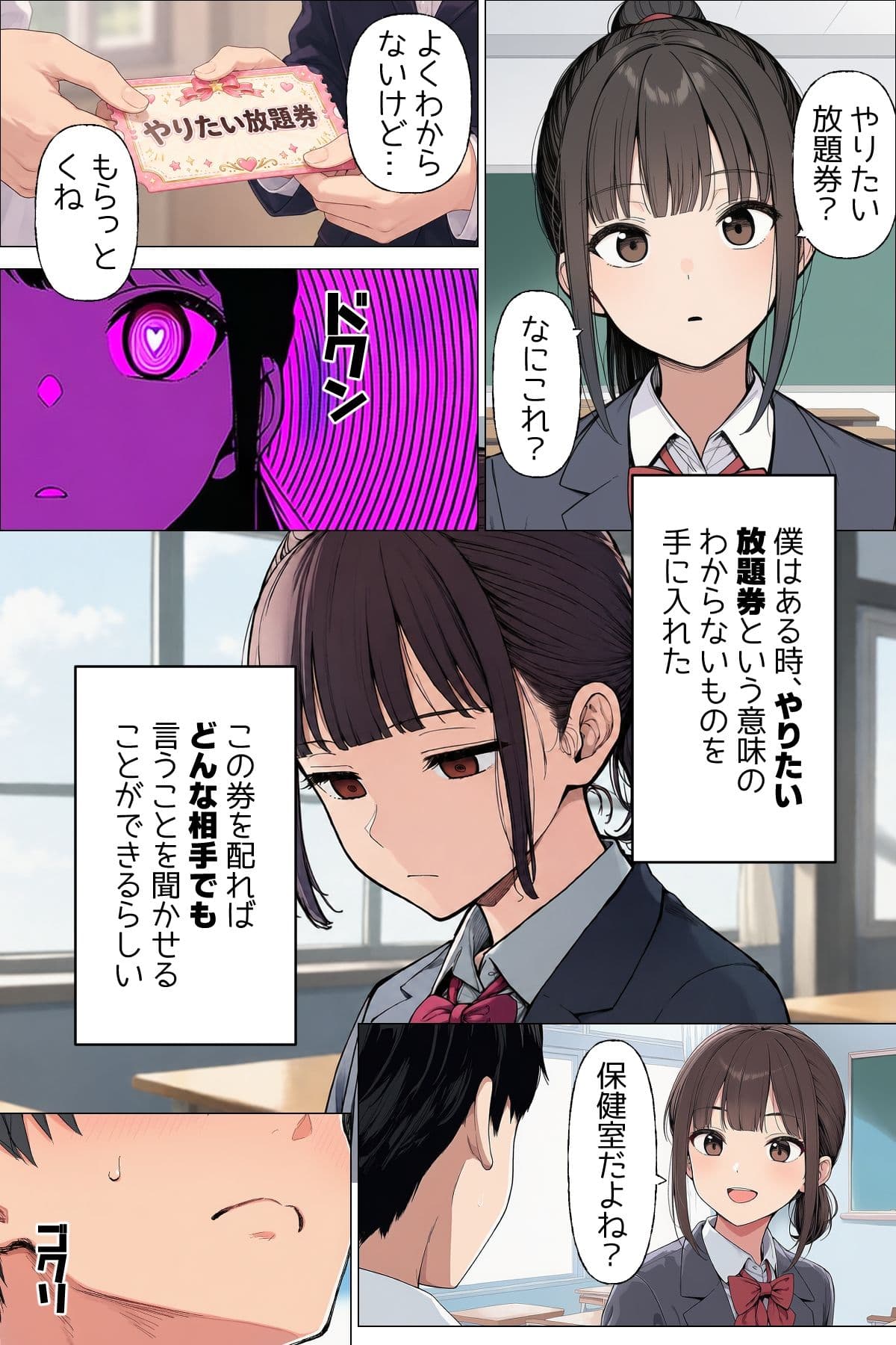 【漫画】僕が手に入れたやりたい放題券はなんでもできる優れもの 第一話  大好きな同級生とママ サンプル6