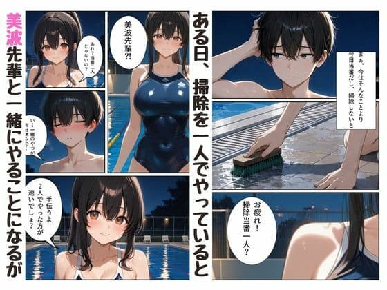 『陰キャな俺が。』 水泳部の美人先輩と2人で放課後を サンプル2