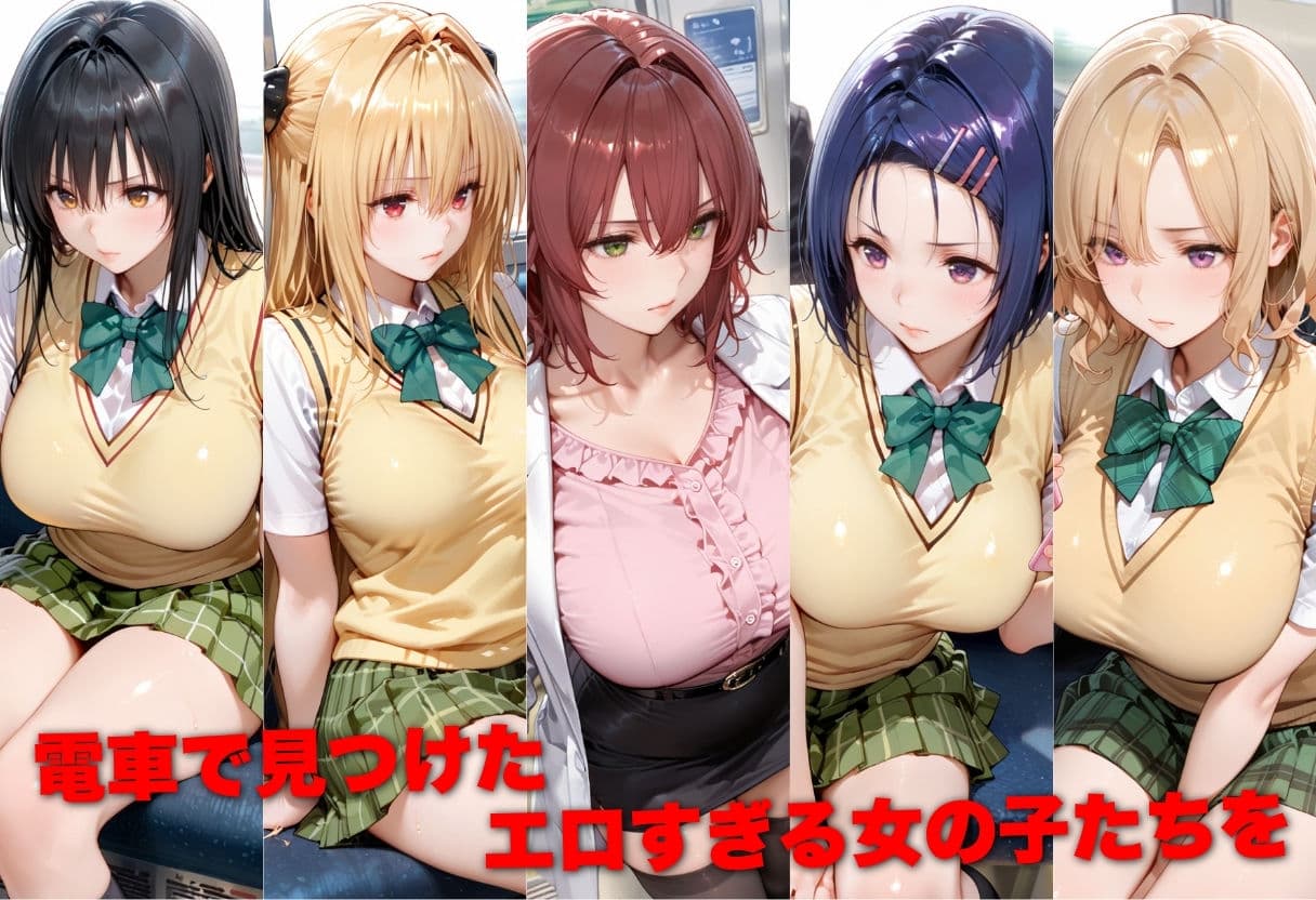 電車で痴●した美女をガラスに押し付けメス堕ちさせた話  ToL●VEる編 サンプル1